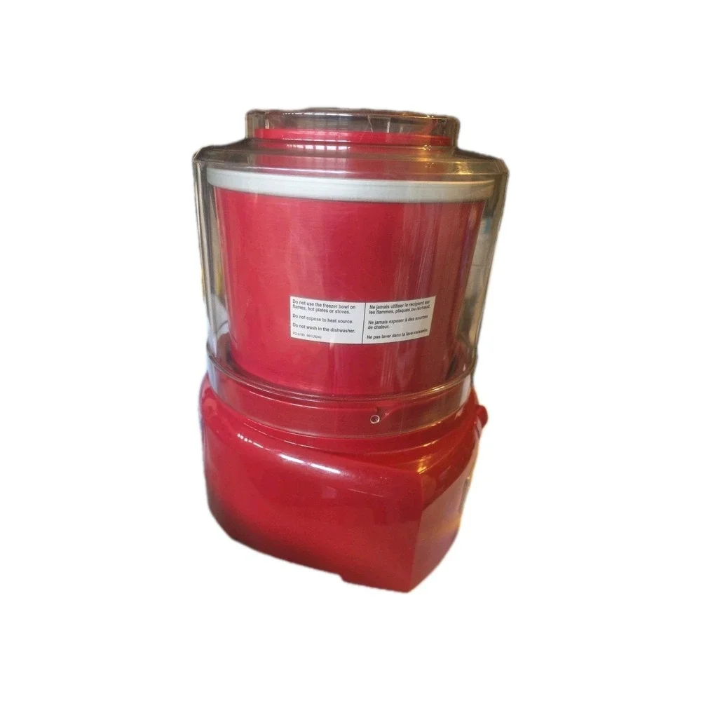 Red Cuisinart ICE-21 Frozen Yogurt-Ice Cream and Sorbet Maker‎ Discontinued**